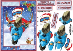 Biker Santa