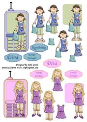 Girls and Phones Sheet