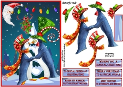 A Penguins Christmas kiss