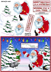Bowling Santa