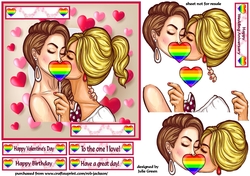 A sweet kiss