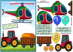 Flying over the farm