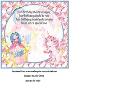 The princess and the Unicorn insert