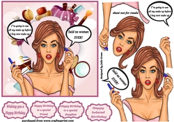 Women and make up