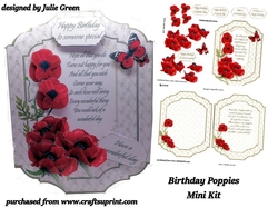 Birthday Poppies Mini Kit