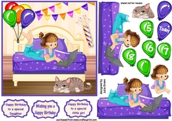 A girl and her Cat