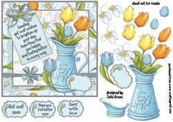 Get well flower vase