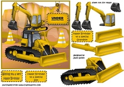 Under construction yellow
