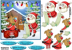 Santa deliveres