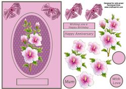 Flowers on Trellis Decoupage
