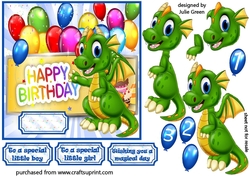 The little green Dinosaur