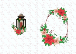 Christmastime wishes A5 blank insert