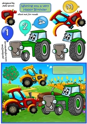 A tractor gathering