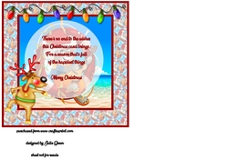 Christmas in the sun insert with verse