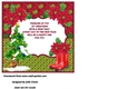 Christmas wellingtons insert