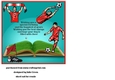 The story of football birthday insert red