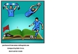 The story of football blue blank insert