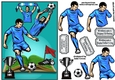 The story of football blue A5