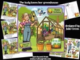 The lady loves her greenhouse