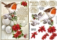 A traditional Christmas Robin A5