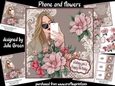 Phone and flowers