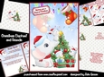 Christmas Elephant and friends A5