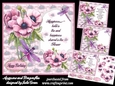 Anemone and Dragonflies