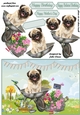 The gardening Pug A5