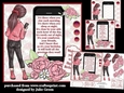 A girl and her phone