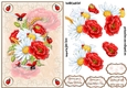 Poppies daisies and Ladybirds A5