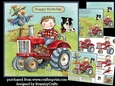 On my tractor