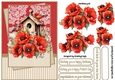 Bird house and Poppies