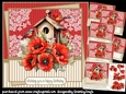 Bird house and Poppies