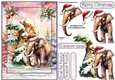 Elephants Christmas wishes A5