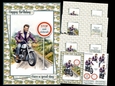 Handsome rides a motorcycle A5