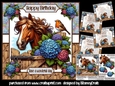 Floral Horse