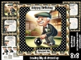 Bowling Billy all dressed up 8x8