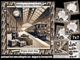 Vintage Raiway Station 7x7
