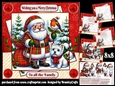 A tartan Christmas 8x8