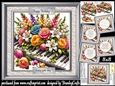 Piano Petals 8x8