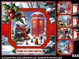 badgers Christmas Set 8x8