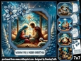 Christmas nativity 7x7
