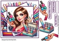 Birthday Manicure 8x8