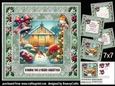 A Christmas garden 8x8