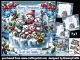 Polar Bear Christmas 7x7