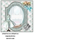 The beauty of fashion blue blank insert