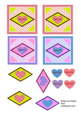 Valentine Heart Toppers