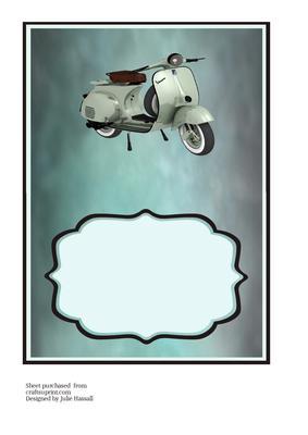 Insert for Vespa Father's Day Card, 	cup680391_2306