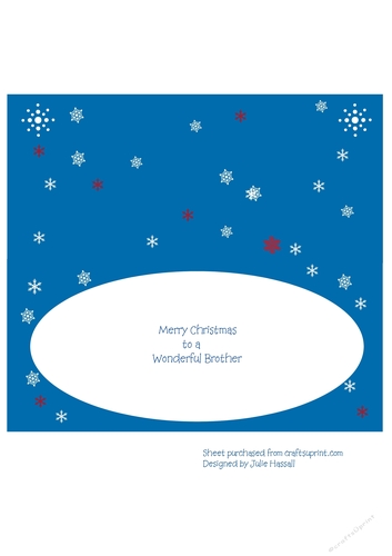 Insert for BROTHER Christmas card, cup740577_2306