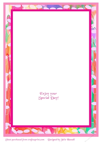 insert for party time birthday card, cup795725_2306 with wording